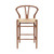 27" Beige and Walnut Solid Wood Counter Height Bar Chair