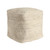 18" Natural Jute Pouf Ottoman