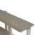 54" Natural Solid Wood Distressed Console Table With Shelf - 880016751161