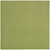 5' X 5' Green Square Indoor Outdoor Area Rug