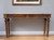 54" Brown Solid Wood Distressed Console Table