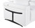 White Italian Leather Modular L Shaped Six Piece Corner Sectional With Console