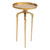 Set Of Two 13" Gold Nested Tables