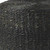 30" Black Water Hyacinth Round Pouf Ottoman