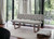 63" Gray and Brown Upholstered Linen Blend Dining Bench - 606114735663