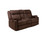 70" Dark Brown Manual Reclining Loveseat With Storage - 608219127541