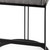29" Gray and Black Fabric and Metal Low Back Bar Chair