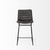 29" Black Iron Counter Height Bar Chair
