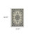 4' X 6' Ivory Oriental Stain Resistant Indoor Outdoor Area Rug - 606114582410