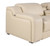 Beige Italian Leather Power Reclining U Shaped Eight Piece Corner Sectional With Console