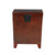 24" Brown Solid Wood And Manufactured Wood Square End Table