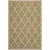 5' X 8' Tan Geometric Stain Resistant Indoor Outdoor Area Rug