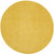 6' X 6' Yellow Round Non Skid Indoor Outdoor Area Rug - 606114458708