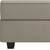 26" Gray and Black Microfiber Storage Ottoman