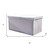 30" Gray Boucle Storage Ottoman - 880016731880