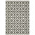 5' X 7' Beige Geometric Stain Resistant Indoor Outdoor Area Rug