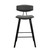 26” Gray Faux Leather Mid Century Modern Bar Stool - 606114632849