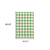 4' X 6' Green and Ivory Geometric Stain Resistant Indoor Outdoor Area Rug