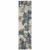 2' X 7' Beige Abstract Stain Resistant Indoor Outdoor Area Rug - 606114580447