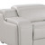 169" Light Gray Italian Leather Reclining USB Sofa