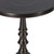 23" Bronze Metal Round Pedestal End Table