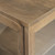26" Brown Solid Wood Square End Table