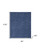 7' X 10' Navy Blue Non Skid Indoor Outdoor Area Rug - 606114456780