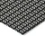 8' X 10' Black And Gray Floral Washable Indoor Outdoor Area Rug