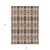 8' X 10' Brown And Chocolate Moroccan Washable Indoor Outdoor Area Rug