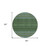 8' Olive Green And Blue Round Tribal Washable Indoor Outdoor Area Rug