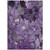 9' X 12' Purple Abstract Washable Indoor Outdoor Area Rug - 606114992318