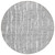 8' Gray And Ivory Round Abstract Washable Indoor Outdoor Area Rug - 608219093877