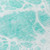8' Aqua Teal Blue And Ivory Round Nautical Washable Indoor Outdoor Area Rug