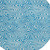 8' Teal Blue And Ivory Round Abstract Washable Indoor Outdoor Area Rug - 880016526608