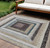 10' X 14' Beige Charcoal And Ivory Geometric Washable Indoor Outdoor Area Rug