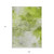 9' X 12' Artichoke Green And Lime Green Abstract Washable Indoor Outdoor Area Rug