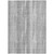 9' X 12' Silver Gray And Graphite Botanical Leaves Washable Indoor Outdoor Area Rug