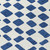 8' Navy Blue And Ivory Round Geometric Washable Indoor Outdoor Area Rug Transitional Style - Navy Blue, Ivory Color