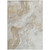 10' X 14' Ivory And Beige Abstract Washable Indoor Outdoor Area Rug - 880016676495