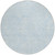 8' Sky Blue And Ivory Round Floral Washable Indoor Outdoor Area Rug - Sky Blue, Ivory