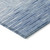 9' X 12' Navy Blue And Sky Blue Abstract Washable Indoor Outdoor Area Rug - 608219389178