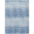 9' X 12' Navy Blue And Sky Blue Abstract Washable Indoor Outdoor Area Rug - 608219389178