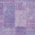 10' X 14' Lavender And Purple Patchwork Washable Indoor Outdoor Area Rug