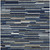 9' X 12' Navy Blue Gray And Ivory Striped Washable Indoor Outdoor Area Rug