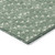8' Sage Round Geometric Washable Indoor Outdoor Area Rug