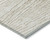 9' X 12' Ivory And Beige Striped Washable Indoor Outdoor Area Rug - Ivory, Beige