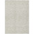 10' X 14' Beige And Ivory Damask Washable Indoor Outdoor Area Rug