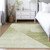 9' X 12' Sage And Artichoke Green Abstract Washable Indoor Outdoor Area Rug