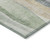 8' X 10' Artichoke Green And Gray Abstract Washable Indoor Outdoor Area Rug