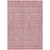 9' X 12' Blush Pink And Ivory Floral Washable Indoor Outdoor Area Rug